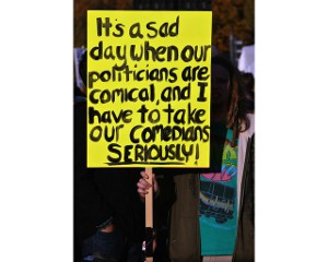 Sanity Rally Sign