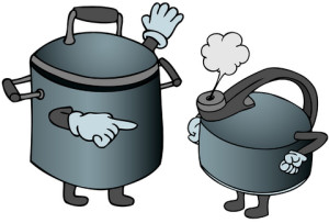 Image result for pots and kettles